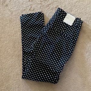 BNWT - H&M SLACKS - POLKA DOT - SIZE 8